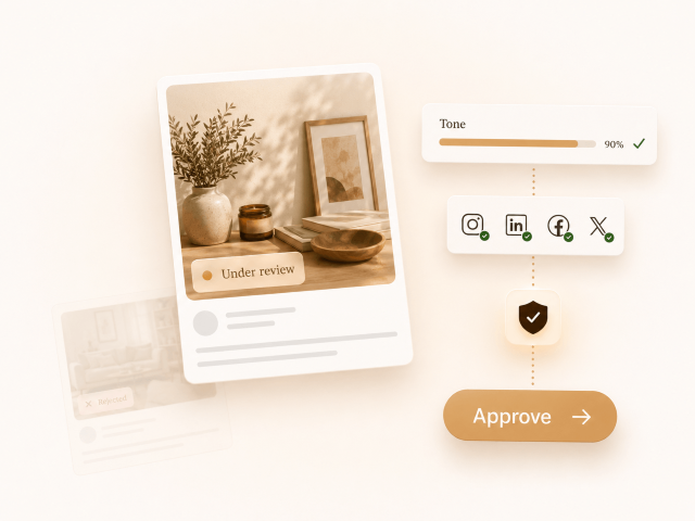 Tone, platform, and visual quality control screen