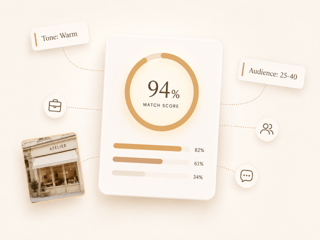 Service truth and brand insight screen
